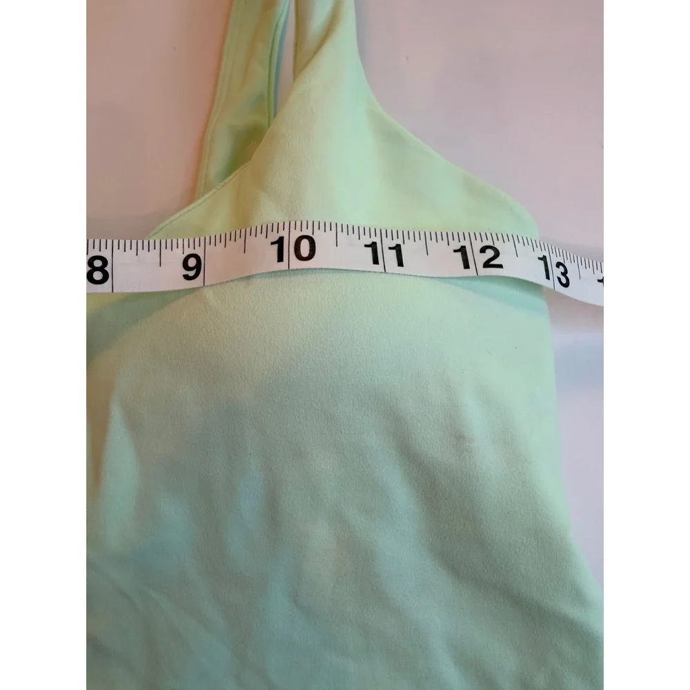 Lululemon Align Tank Top Mint Green Size 6 Nulu Yoga Crop Bra Pads NWOT - Picture 5 of 10